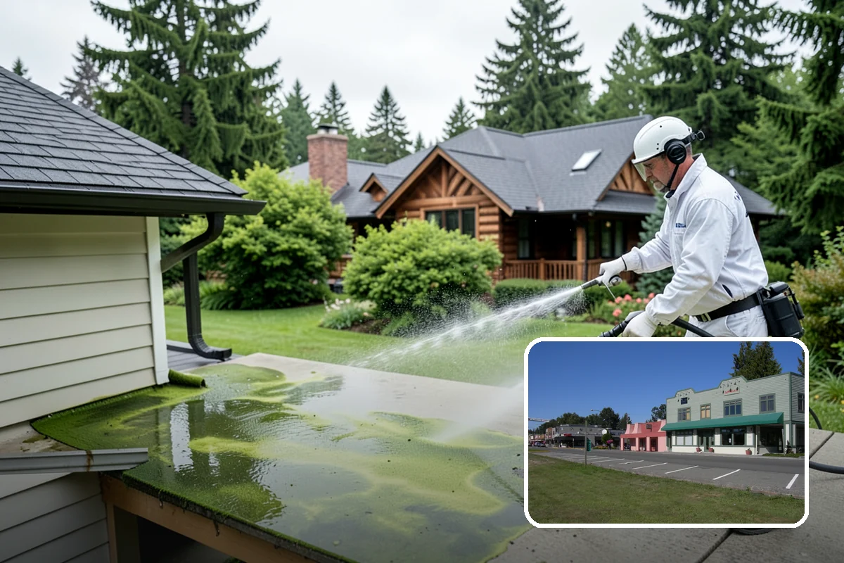 Front Walkway Washing in Snoqualmie, King County, WA - Boosts curb appeal along the primary approach