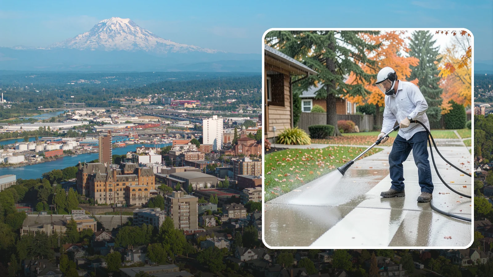 Front Walkway Washing in Tacoma, Pierce County, WA - Wash the main front walkway to lift the leading edge of your home's curb appeal.