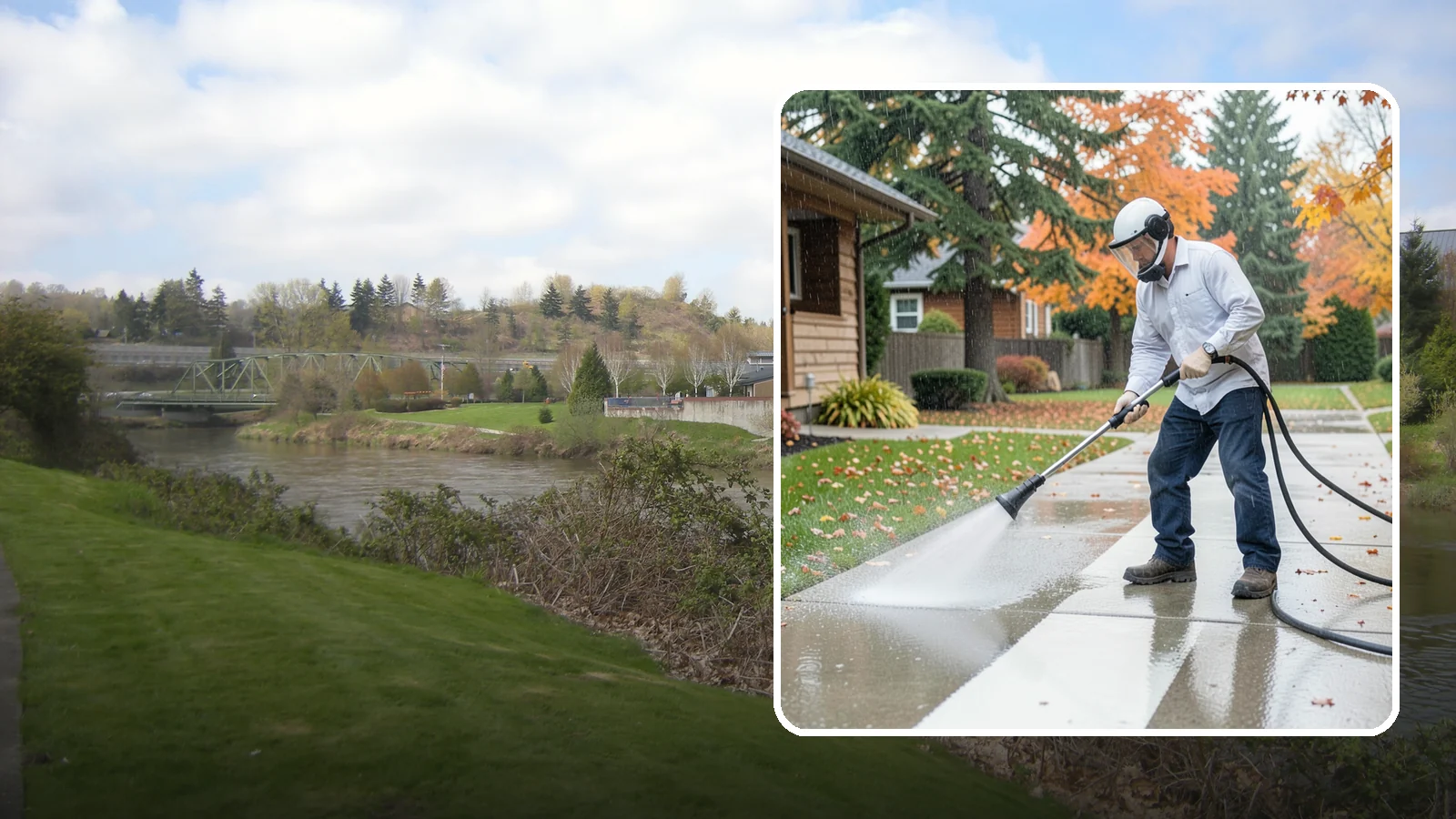 Front Walkway Washing in Tukwila, King County, WA - Wash the main front walkway to lift the leading edge of your home's curb appeal.