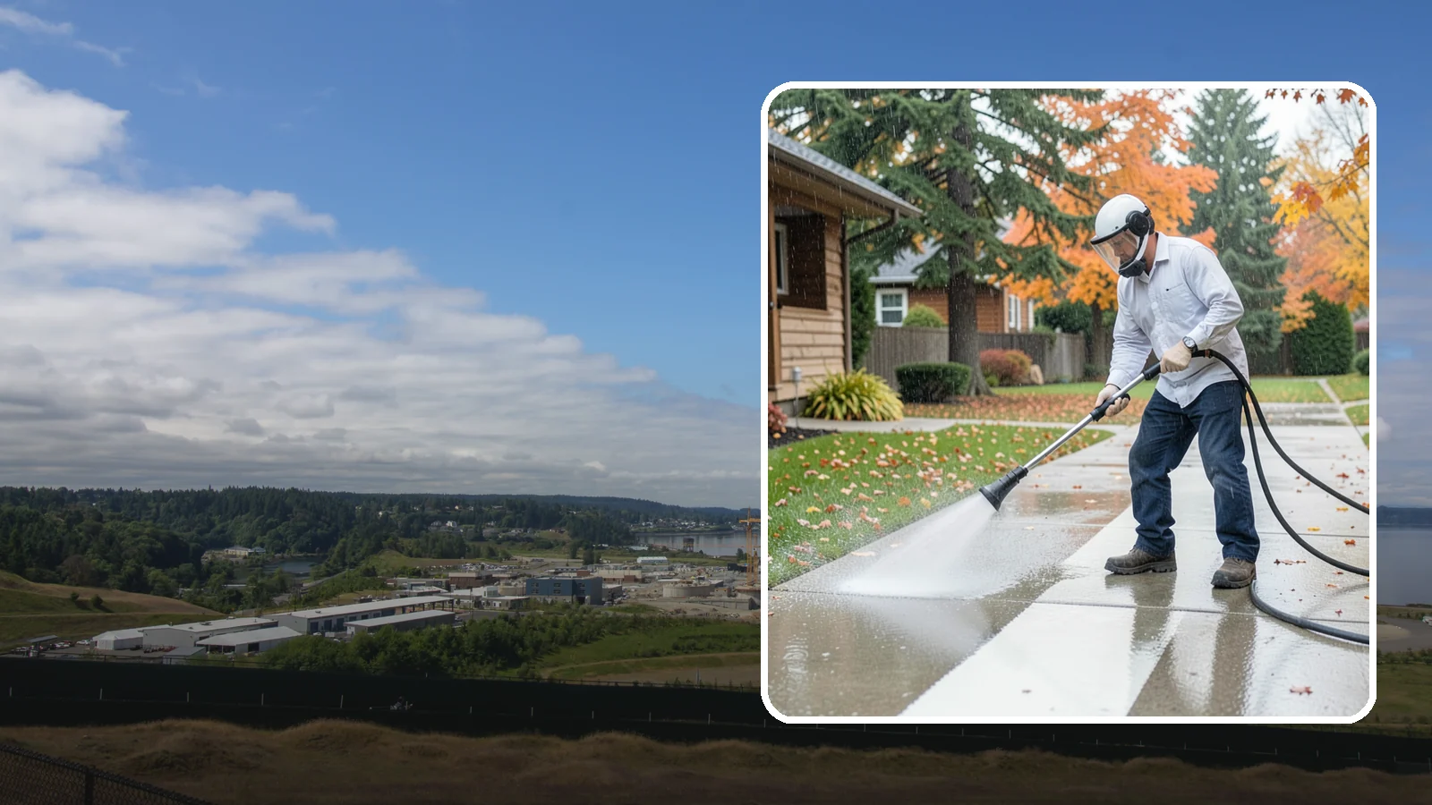 Front Walkway Washing in University Place, Pierce County, WA - Wash the main front walkway to lift the leading edge of your home's curb appeal.