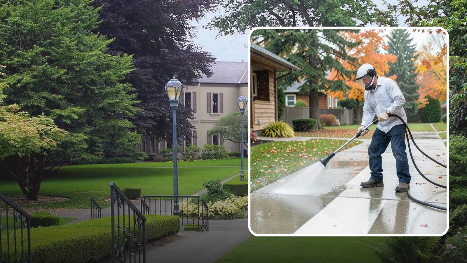 Front Walkway Washing in Woodinville, King County, WA - Wash the main front walkway to lift the leading edge of your home's curb appeal.