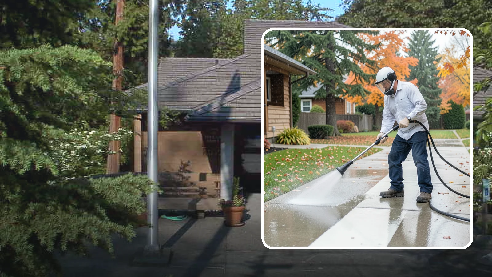 Front Walkway Washing in Yarrow Point, King County, WA - Wash the main front walkway to lift the leading edge of your home's curb appeal.