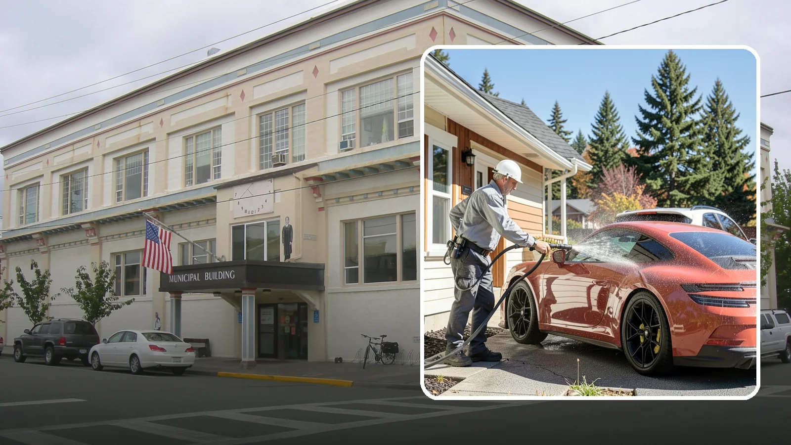 Full Exterior Cleaning Package in Anacortes, Skagit County, WA - We clean every exterior surface, from roof and siding to driveway and walkways, for a top-to-bottom property reset.