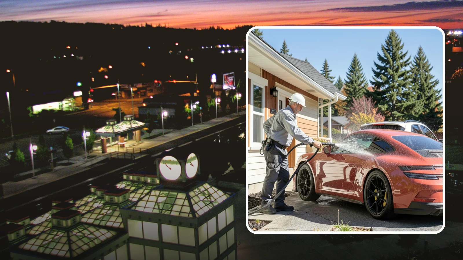 Full Exterior Cleaning Package in Auburn, King County, WA - We clean every exterior surface, from roof and siding to driveway and walkways, for a top-to-bottom property reset.