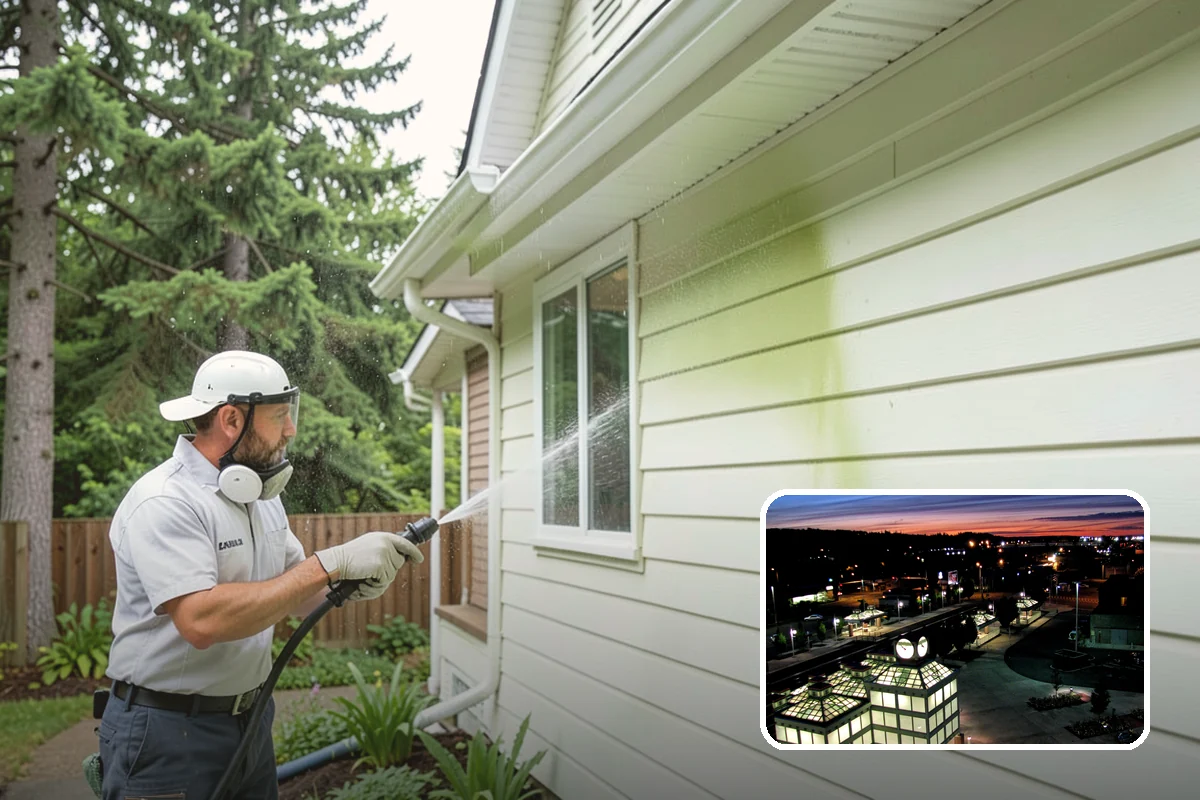 Full Exterior Cleaning Package in Auburn, King County, WA - Covers the entire exterior in one coordinated project