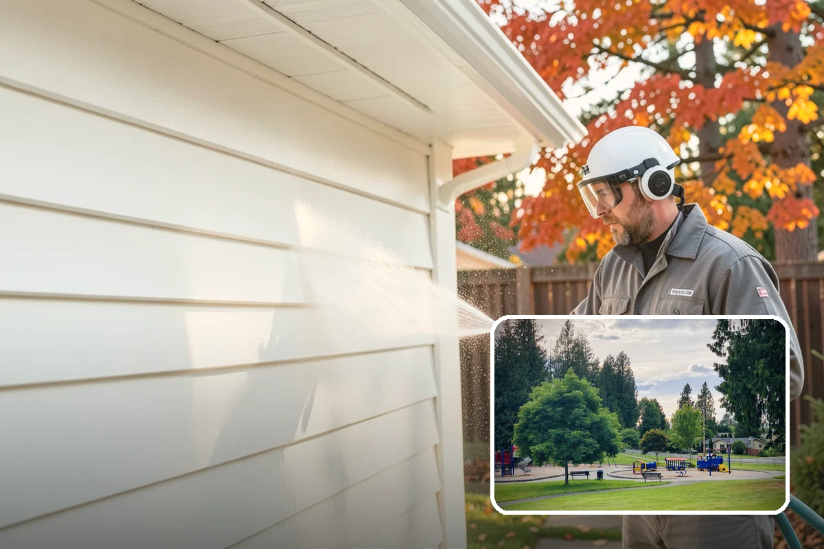 Full Exterior Cleaning Package in Bonney Lake, Pierce County, WA - Covers the entire exterior in one coordinated project