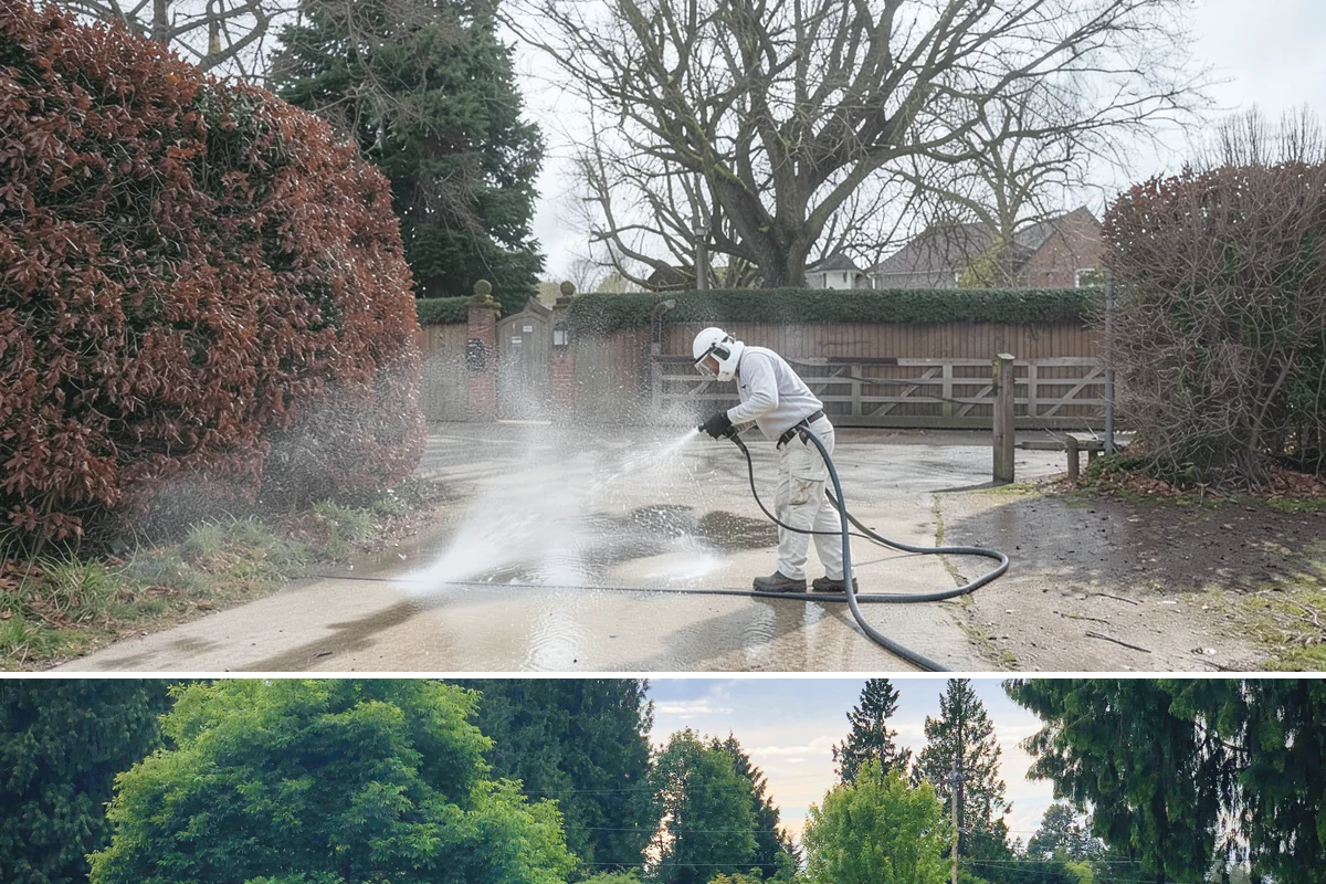 Full Exterior Cleaning Package in Bonney Lake, Pierce County, WA - A summer booking gives the whole property time to dry between stages and hold its clean finish.