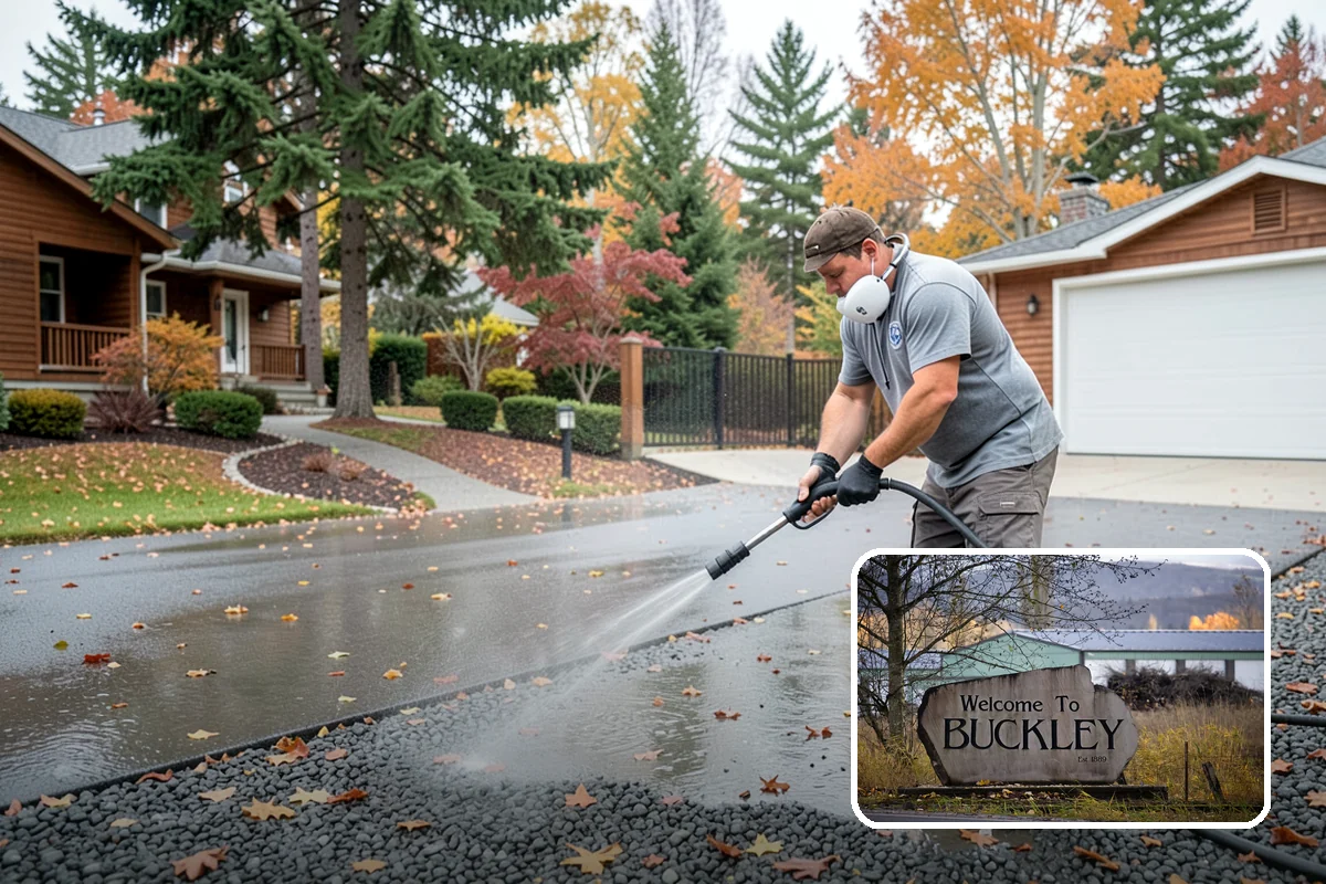 Full Exterior Cleaning Package in Buckley, Pierce County, WA - Covers the entire exterior in one coordinated project