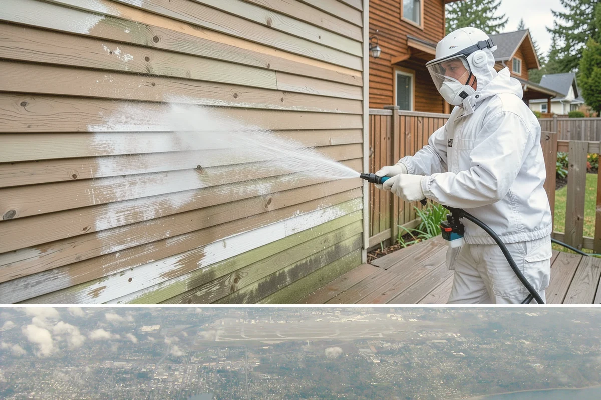 Full Exterior Cleaning Package in Burien, King County, WA - A summer booking gives the whole property time to dry between stages and hold its clean finish.