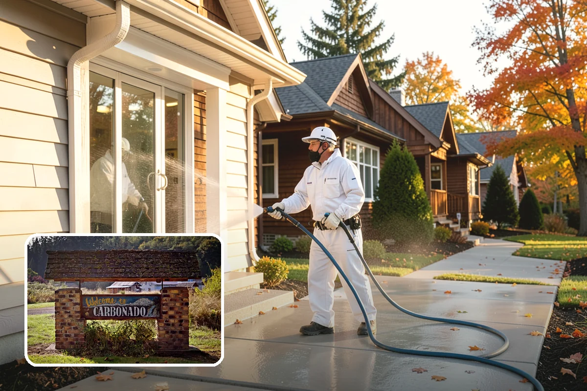 Full Exterior Cleaning Package in Carbonado, Pierce County, WA - Covers the entire exterior in one coordinated project