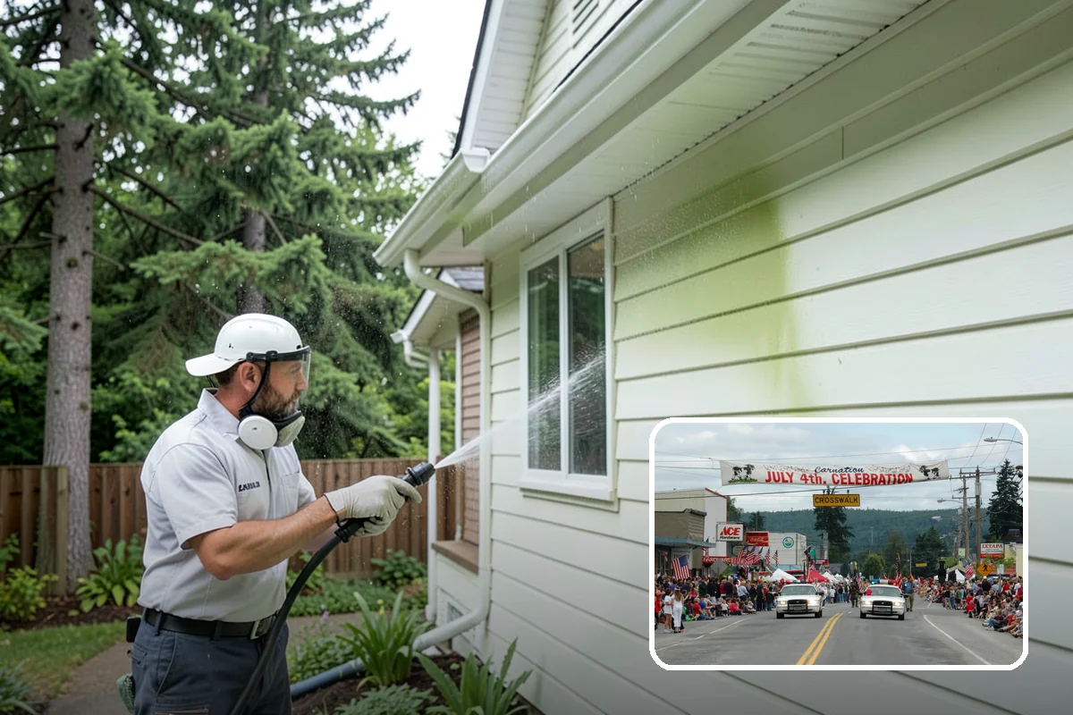 Full Exterior Cleaning Package in Carnation, King County, WA - Covers the entire exterior in one coordinated project