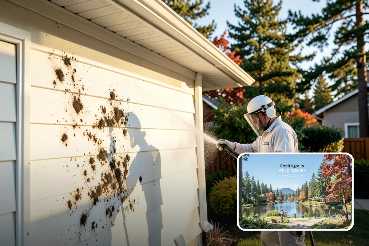 Full Exterior Cleaning Package in Covington, King County, WA - Covers the entire exterior in one coordinated project