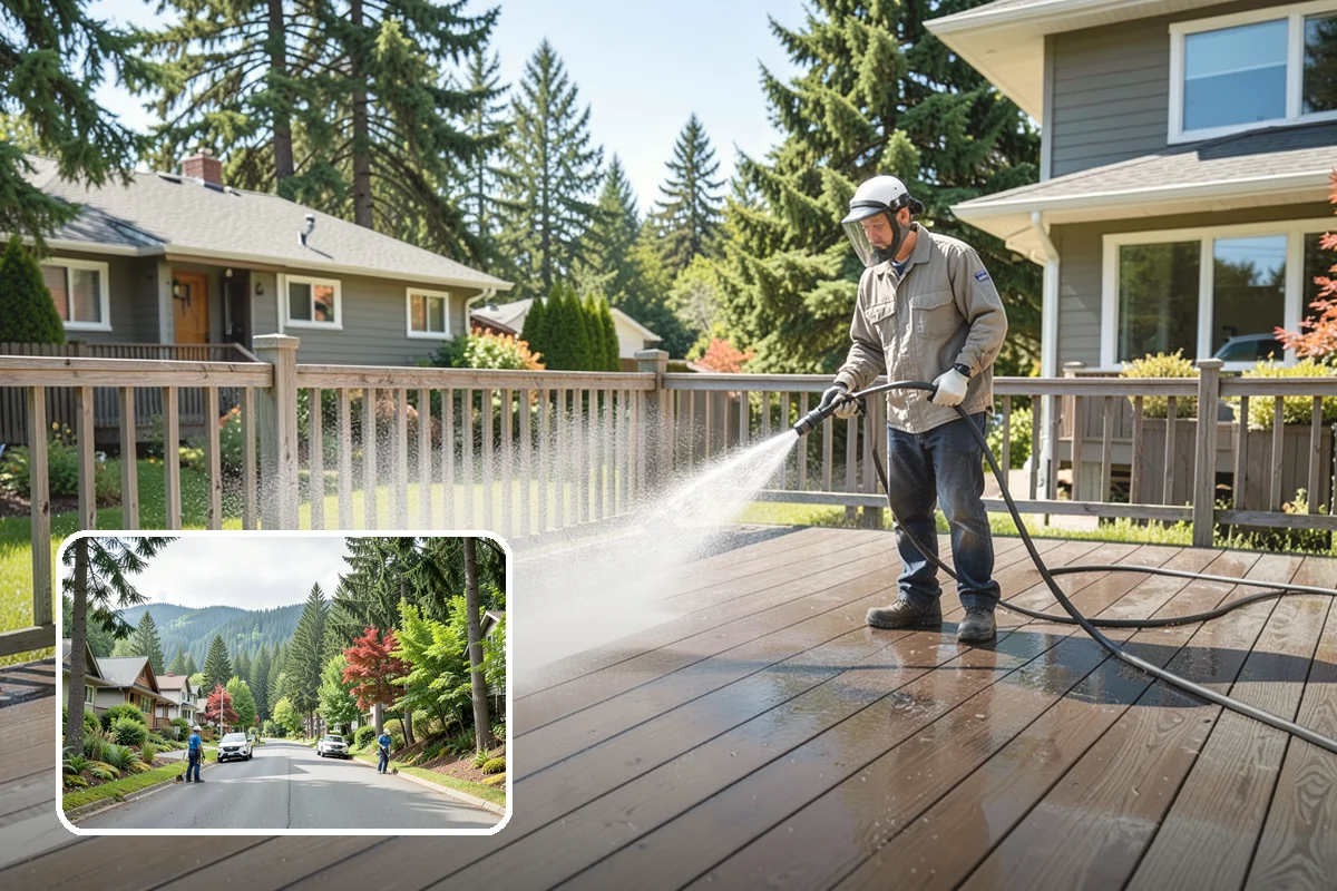 Full Exterior Cleaning Package in Darrington, Snohomish County, WA - Covers the entire exterior in one coordinated project