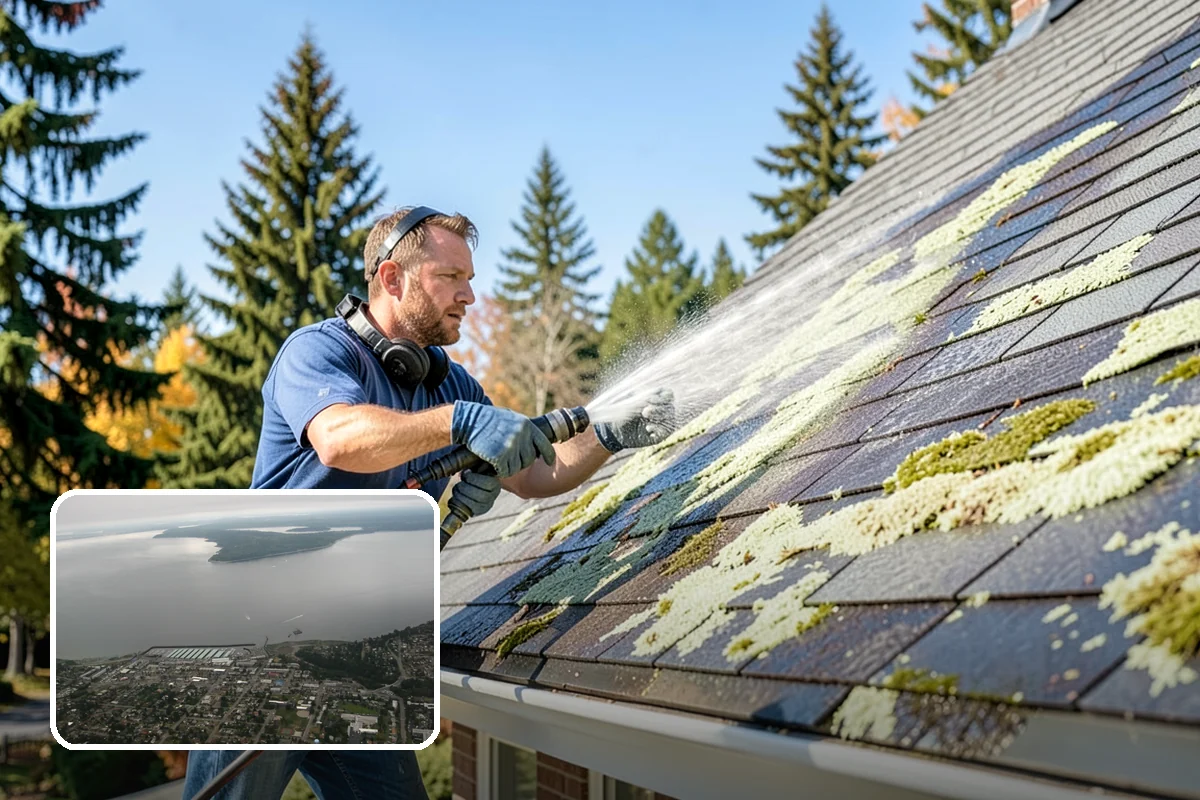 Full Exterior Cleaning Package in Des Moines, King County, WA - Covers the entire exterior in one coordinated project