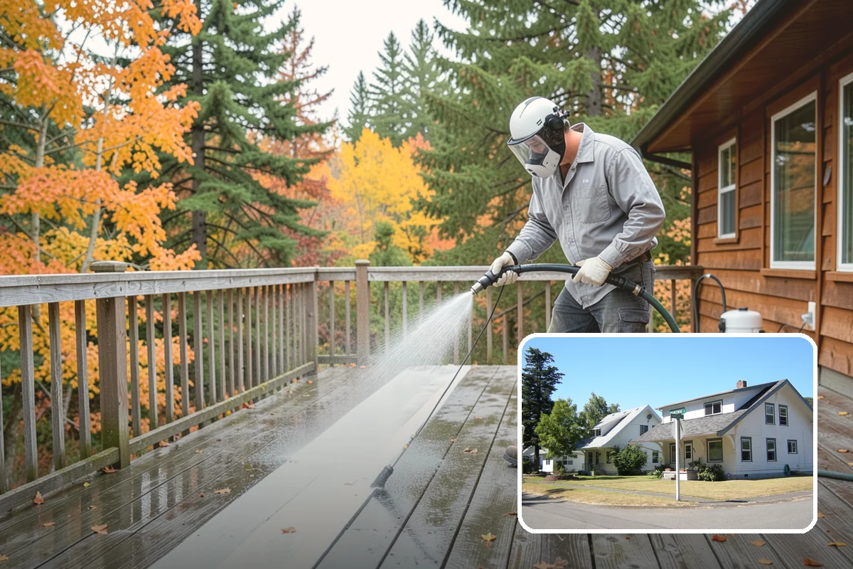 Full Exterior Cleaning Package in DuPont, Pierce County, WA - Covers the entire exterior in one coordinated project