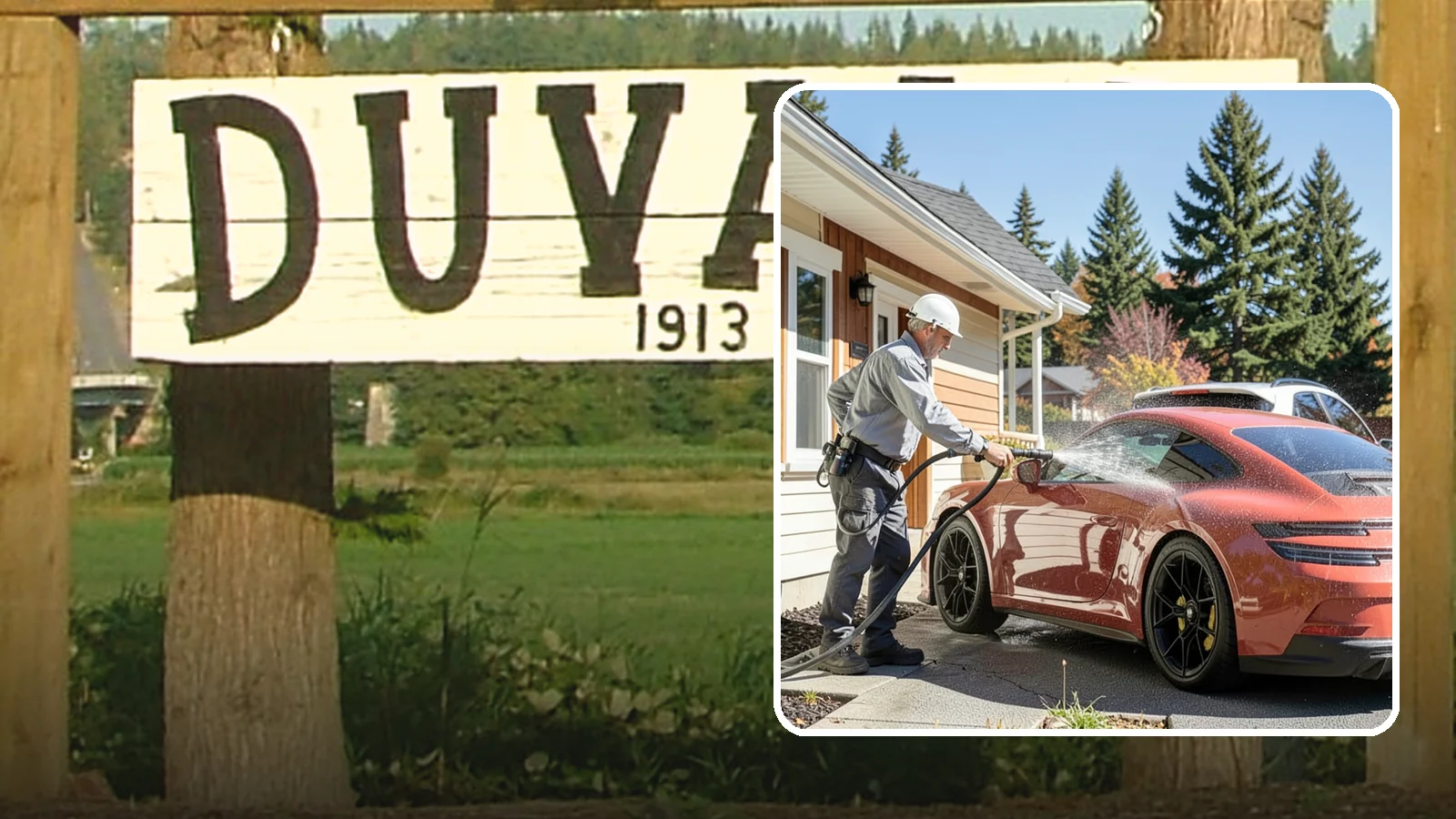 Full Exterior Cleaning Package in Duvall, King County, WA - We clean every exterior surface, from roof and siding to driveway and walkways, for a top-to-bottom property reset.