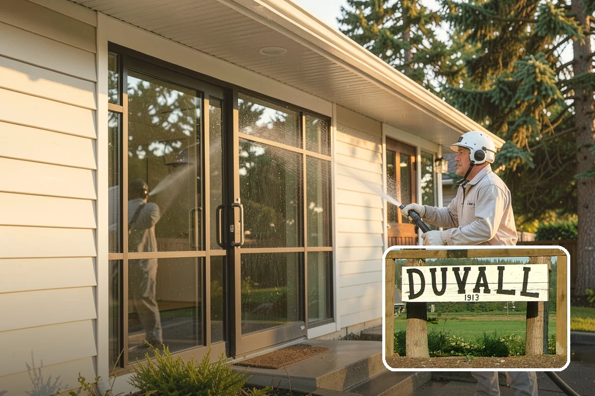 Full Exterior Cleaning Package in Duvall, King County, WA - Covers the entire exterior in one coordinated project