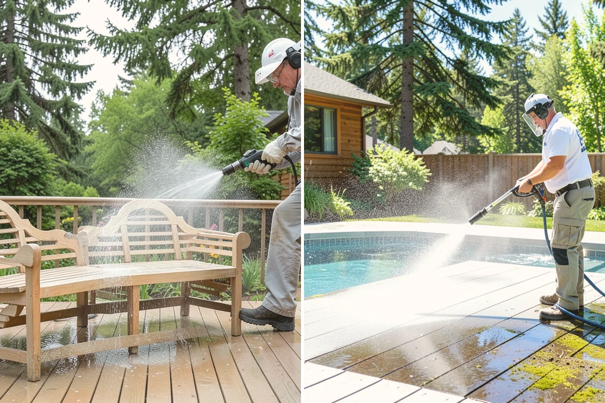 Full Exterior Cleaning Package in Eatonville, Pierce County, WA - Soft wash the roof and treat moss and streaking