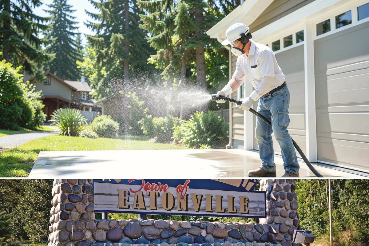 Full Exterior Cleaning Package in Eatonville, Pierce County, WA - A summer booking gives the whole property time to dry between stages and hold its clean finish.