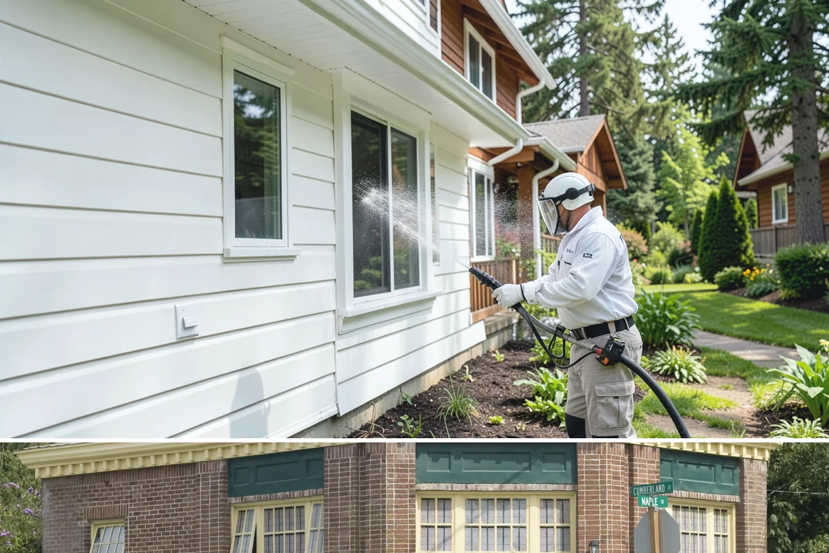 Full Exterior Cleaning Package in Hamilton, Skagit County, WA - A summer booking gives the whole property time to dry between stages and hold its clean finish.
