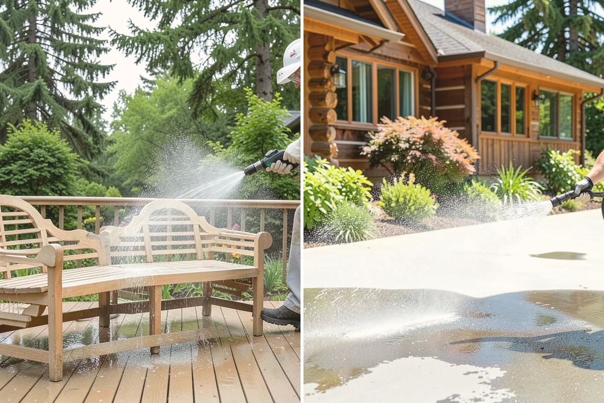 Full Exterior Cleaning Package in Index, Snohomish County, WA - Soft wash the roof and treat moss and streaking