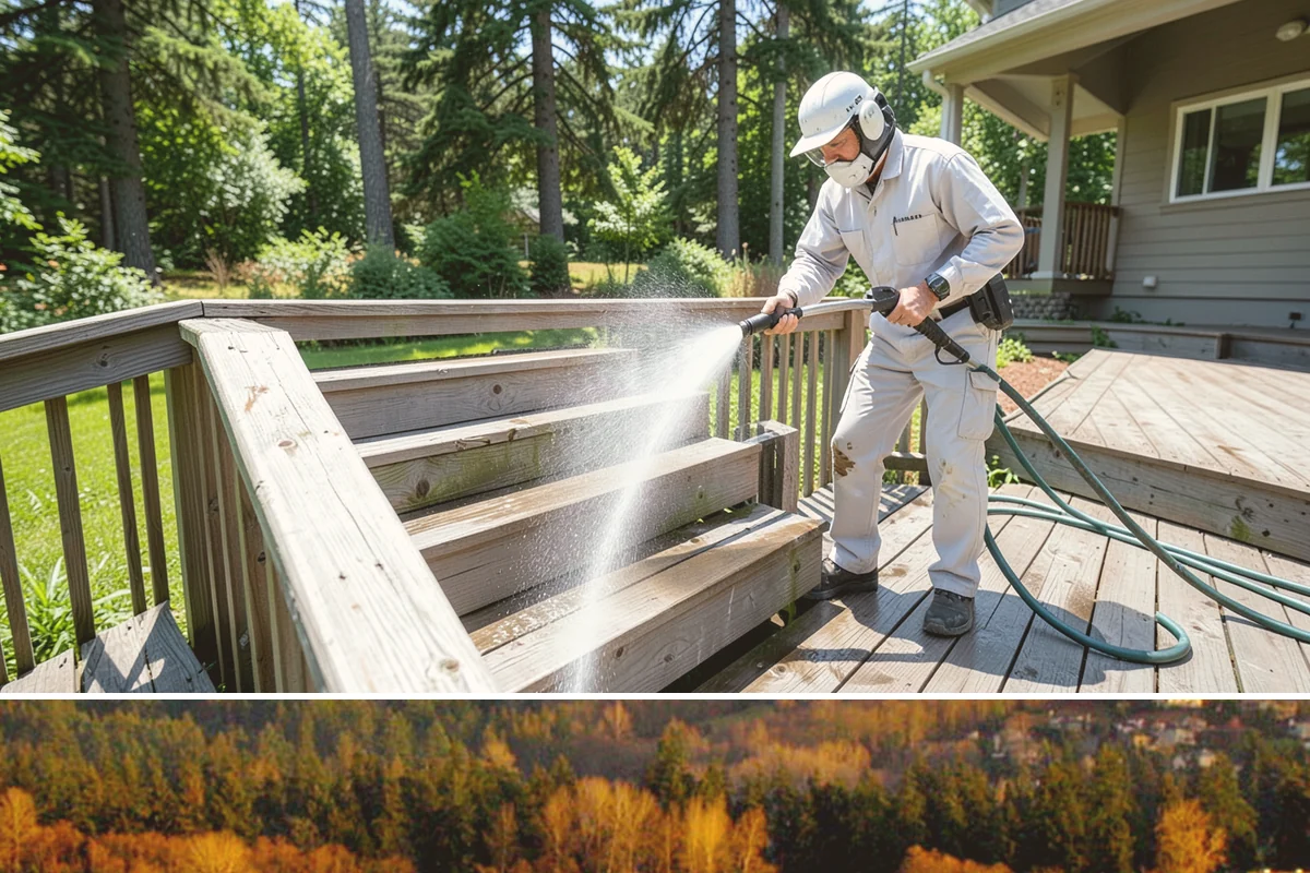 Full Exterior Cleaning Package in Kenmore, King County, WA - A summer booking gives the whole property time to dry between stages and hold its clean finish.