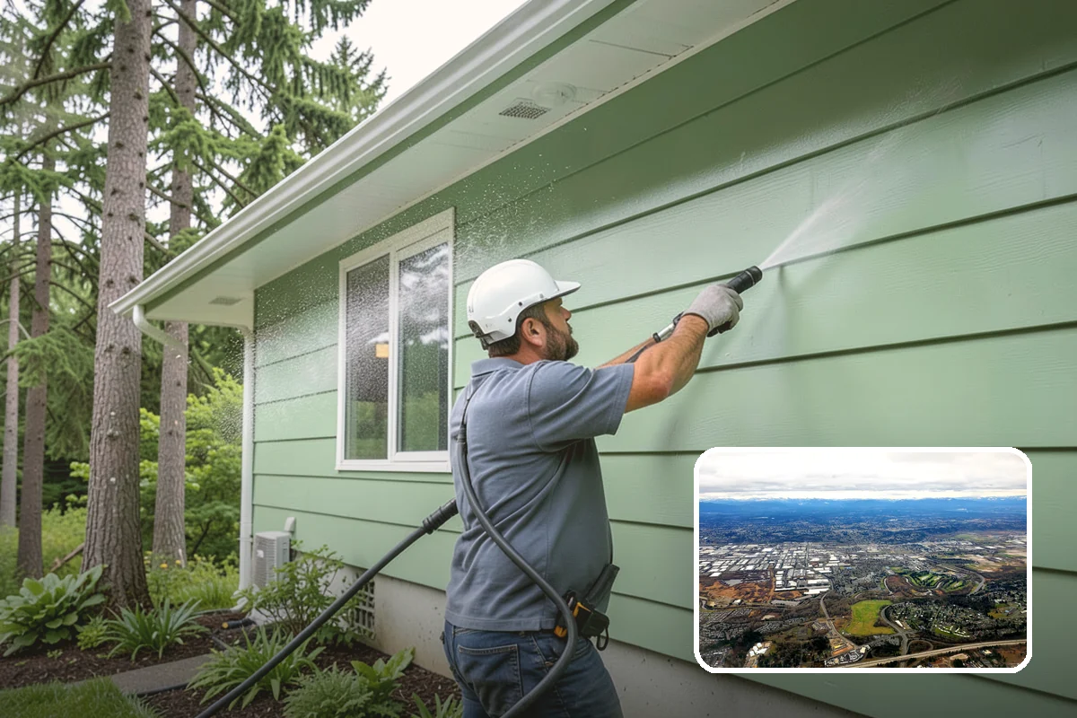 Full Exterior Cleaning Package in Kent, King County, WA - Covers the entire exterior in one coordinated project