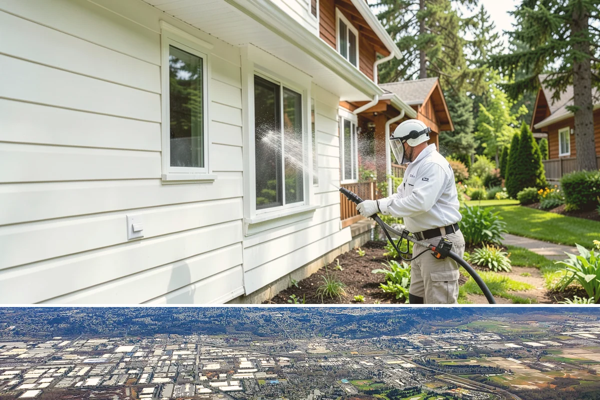 Full Exterior Cleaning Package in Kent, King County, WA - A summer booking gives the whole property time to dry between stages and hold its clean finish.