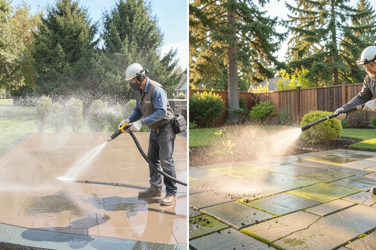 Full Exterior Cleaning Package in La Conner, Skagit County, WA - Soft wash the roof and treat moss and streaking
