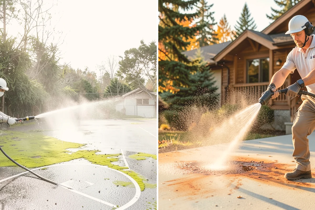 Full Exterior Cleaning Package in Lynnwood, Snohomish County, WA - Soft wash the roof and treat moss and streaking