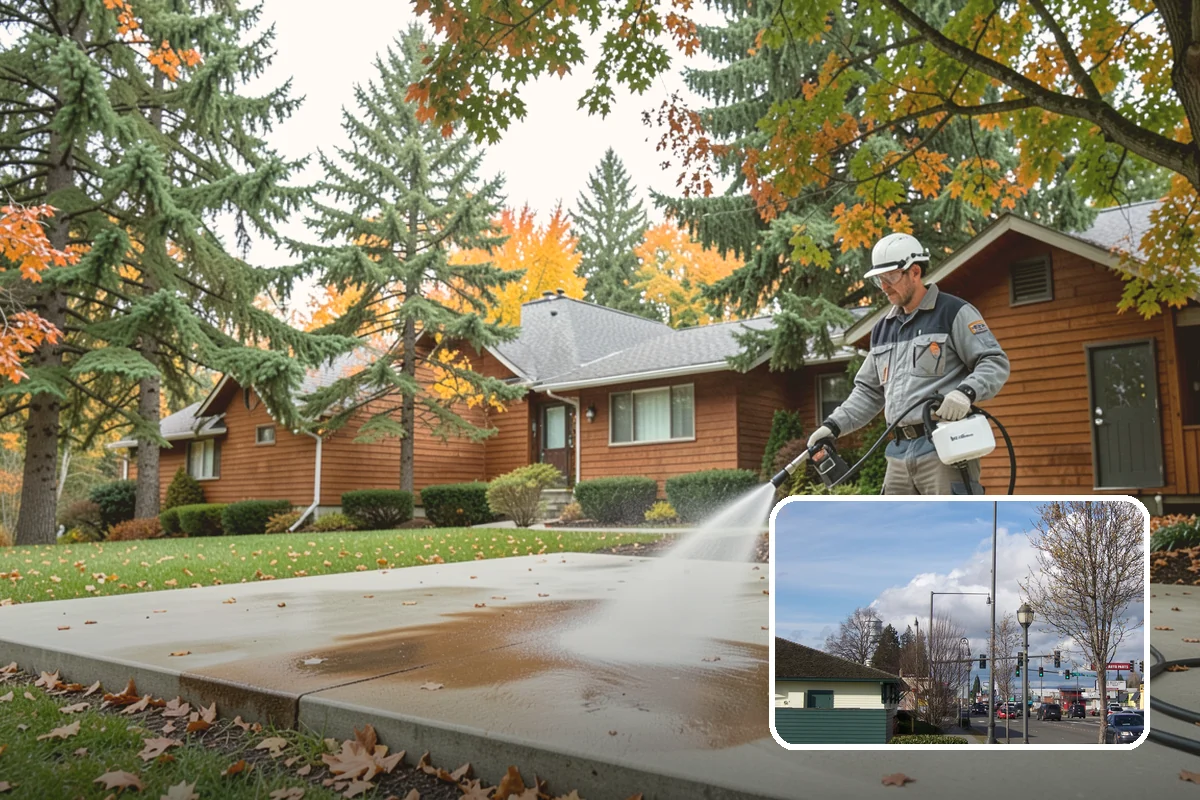 Full Exterior Cleaning Package in Marysville, Snohomish County, WA - Covers the entire exterior in one coordinated project