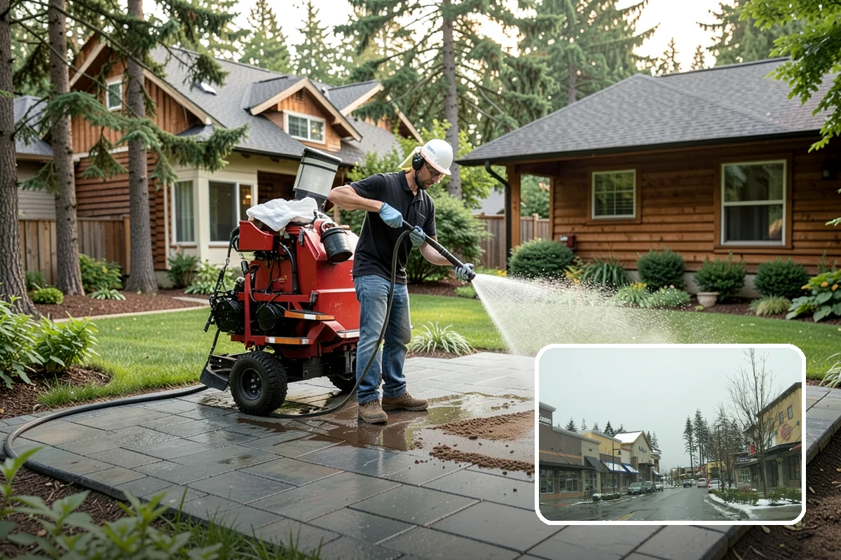 Full Exterior Cleaning Package in Mill Creek, Snohomish County, WA - Covers the entire exterior in one coordinated project