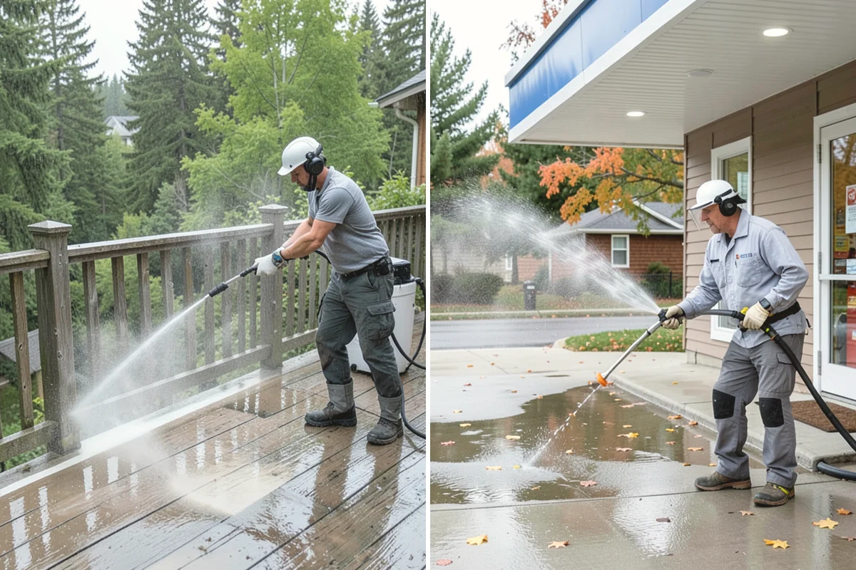Full Exterior Cleaning Package in Mill Creek, Snohomish County, WA - Soft wash the roof and treat moss and streaking