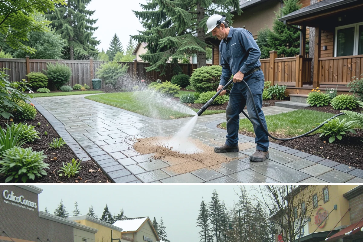 Full Exterior Cleaning Package in Mill Creek, Snohomish County, WA - A summer booking gives the whole property time to dry between stages and hold its clean finish.