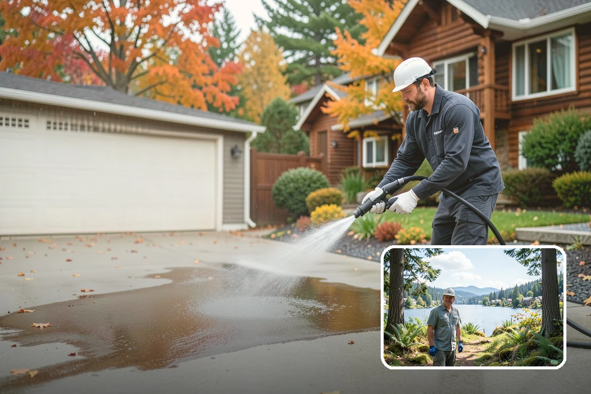 Full Exterior Cleaning Package in Milton, King County, WA - Covers the entire exterior in one coordinated project
