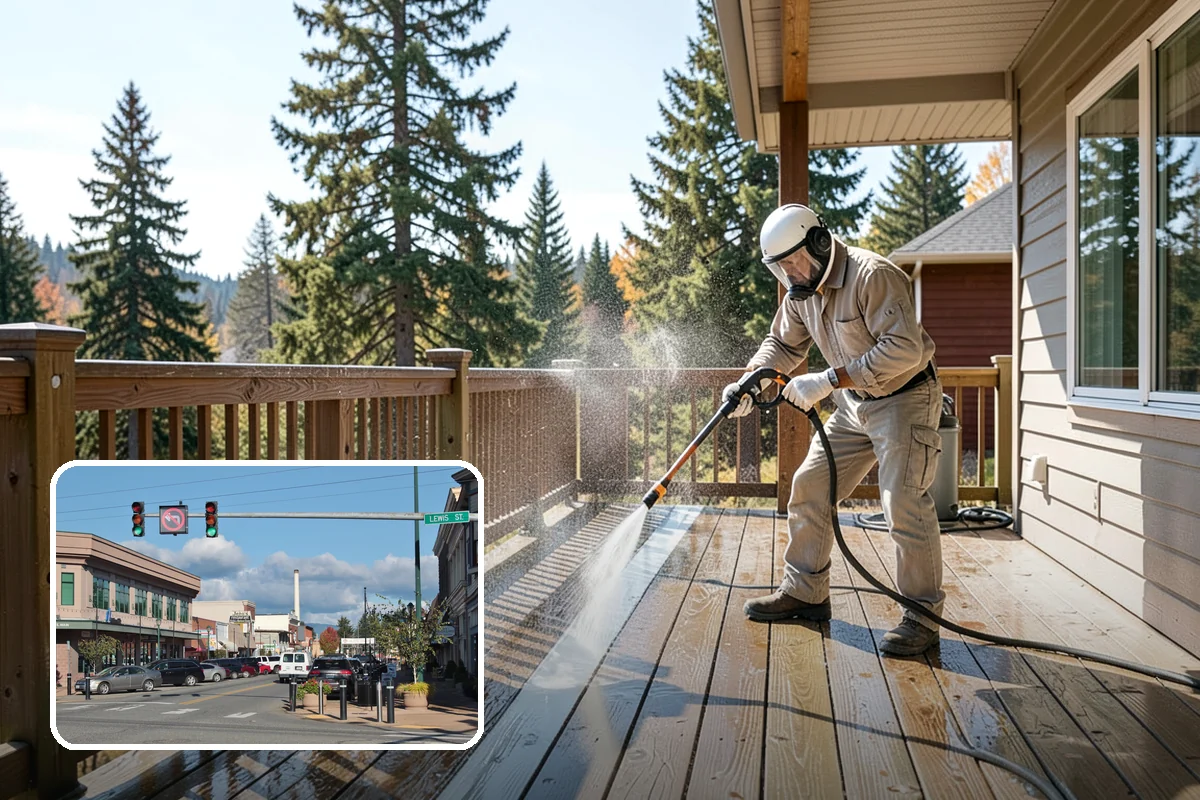 Full Exterior Cleaning Package in Monroe, Snohomish County, WA - Covers the entire exterior in one coordinated project