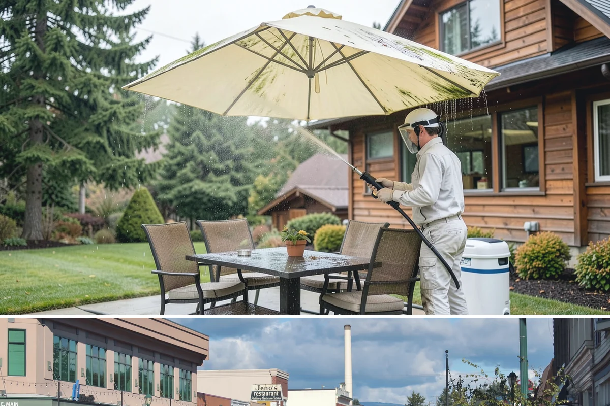 Full Exterior Cleaning Package in Monroe, Snohomish County, WA - A summer booking gives the whole property time to dry between stages and hold its clean finish.