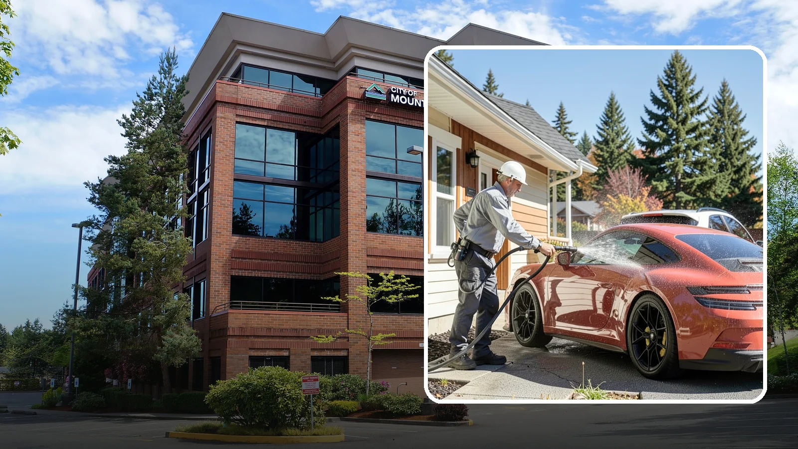 Full Exterior Cleaning Package in Mountlake Terrace, Snohomish County, WA - We clean every exterior surface, from roof and siding to driveway and walkways, for a top-to-bottom property reset.