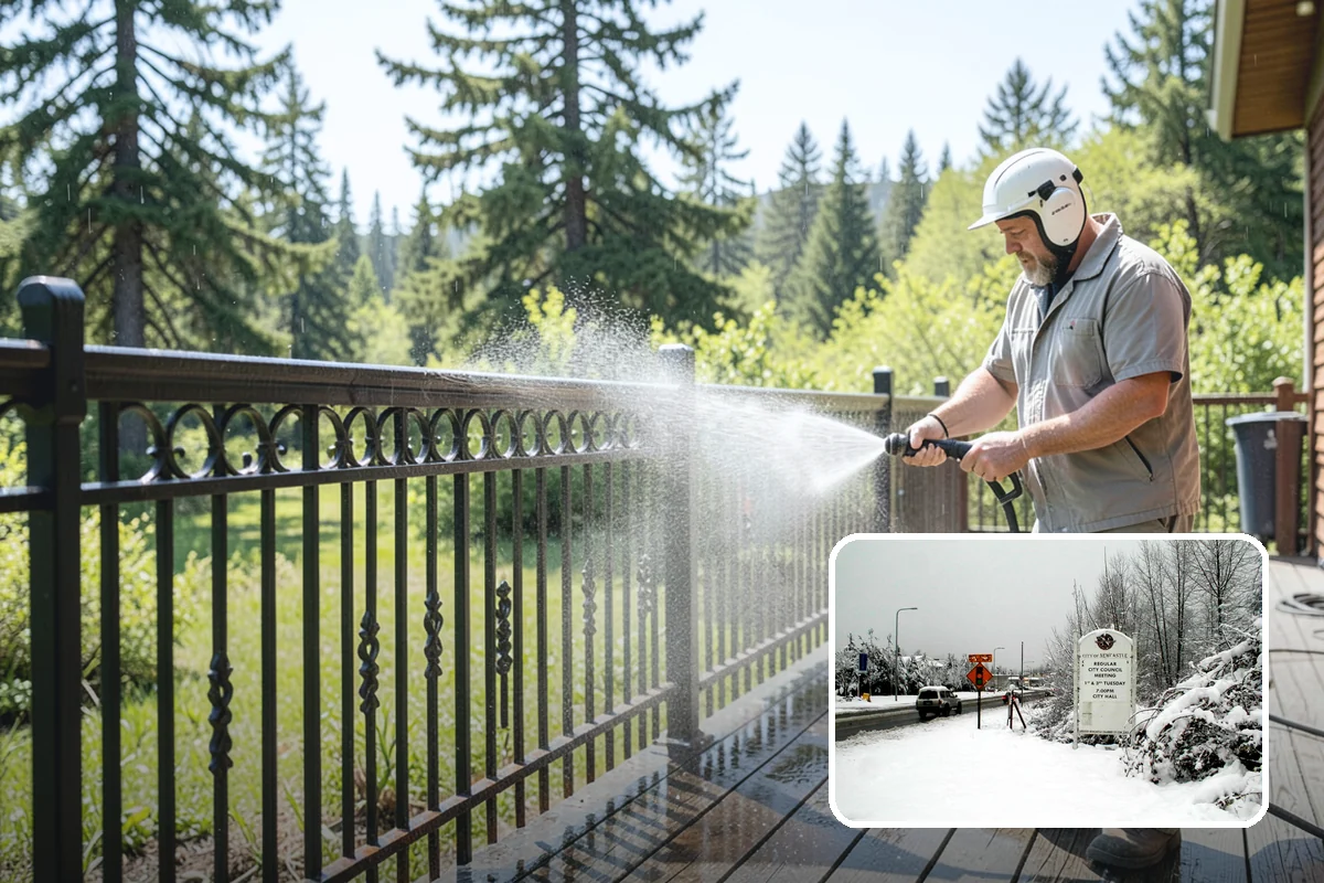 Full Exterior Cleaning Package in Newcastle, King County, WA - Covers the entire exterior in one coordinated project