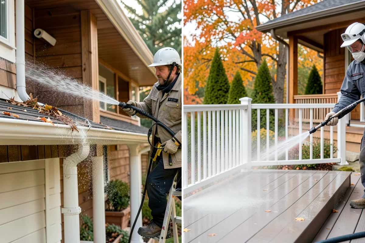 Full Exterior Cleaning Package in Normandy Park, King County, WA - Soft wash the roof and treat moss and streaking