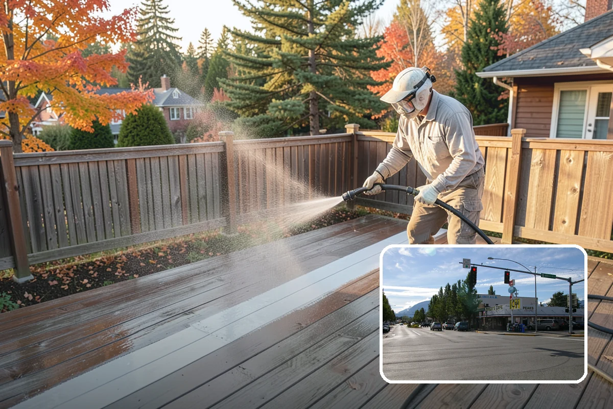 Full Exterior Cleaning Package in North Bend, King County, WA - Covers the entire exterior in one coordinated project