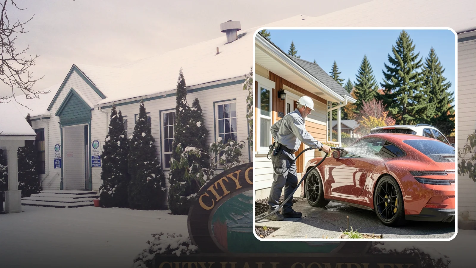 Full Exterior Cleaning Package in Pacific, King County, WA - We clean every exterior surface, from roof and siding to driveway and walkways, for a top-to-bottom property reset.