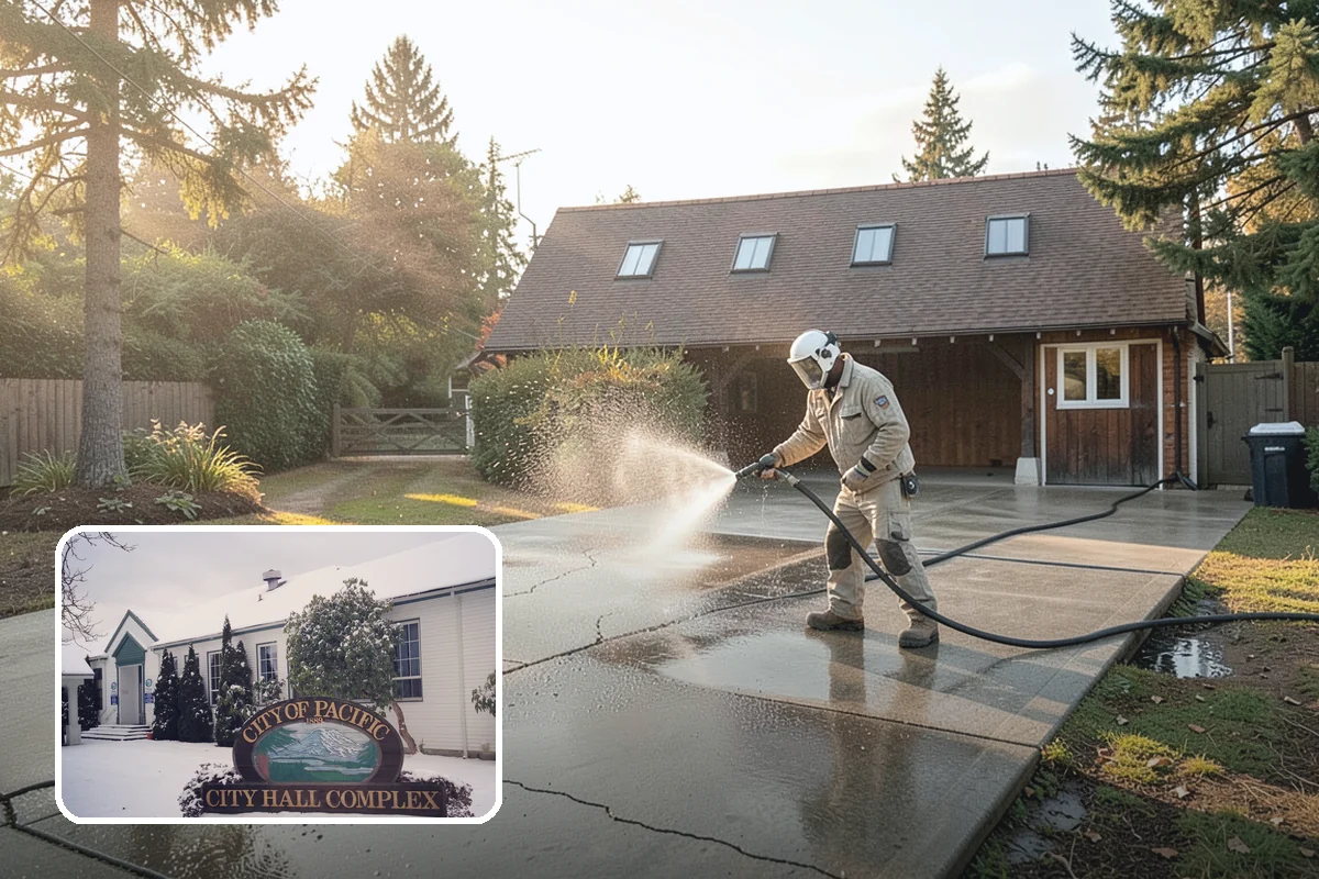 Full Exterior Cleaning Package in Pacific, King County, WA - Covers the entire exterior in one coordinated project