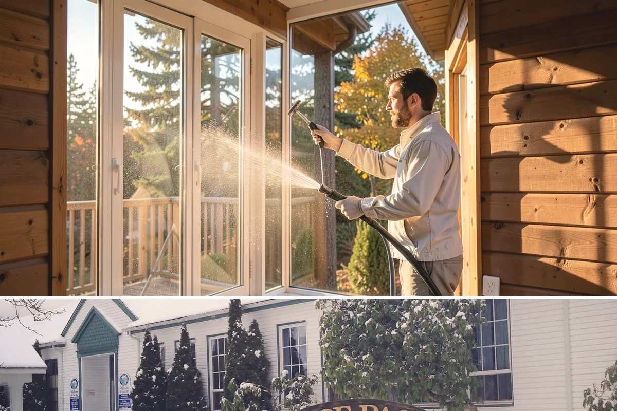 Full Exterior Cleaning Package in Pacific, King County, WA - A summer booking gives the whole property time to dry between stages and hold its clean finish.