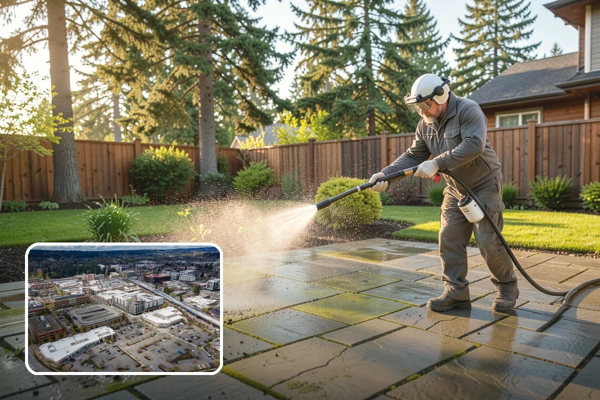Full Exterior Cleaning Package in Redmond, King County, WA - Covers the entire exterior in one coordinated project
