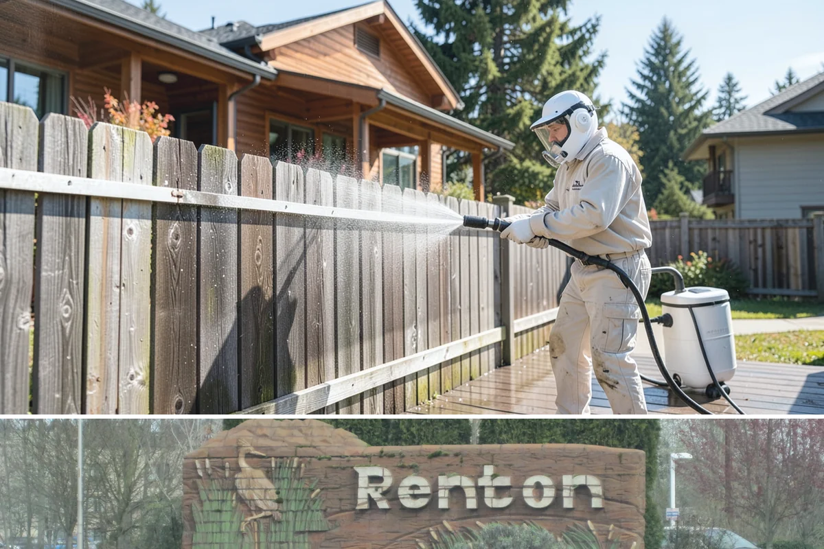 Full Exterior Cleaning Package in Renton, King County, WA - A summer booking gives the whole property time to dry between stages and hold its clean finish.