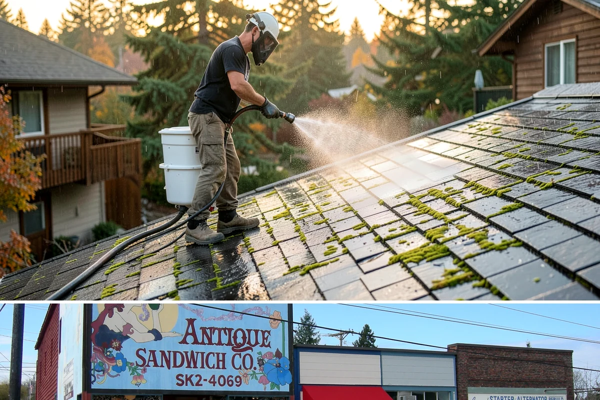 Full Exterior Cleaning Package in Ruston, Pierce County, WA - A summer booking gives the whole property time to dry between stages and hold its clean finish.