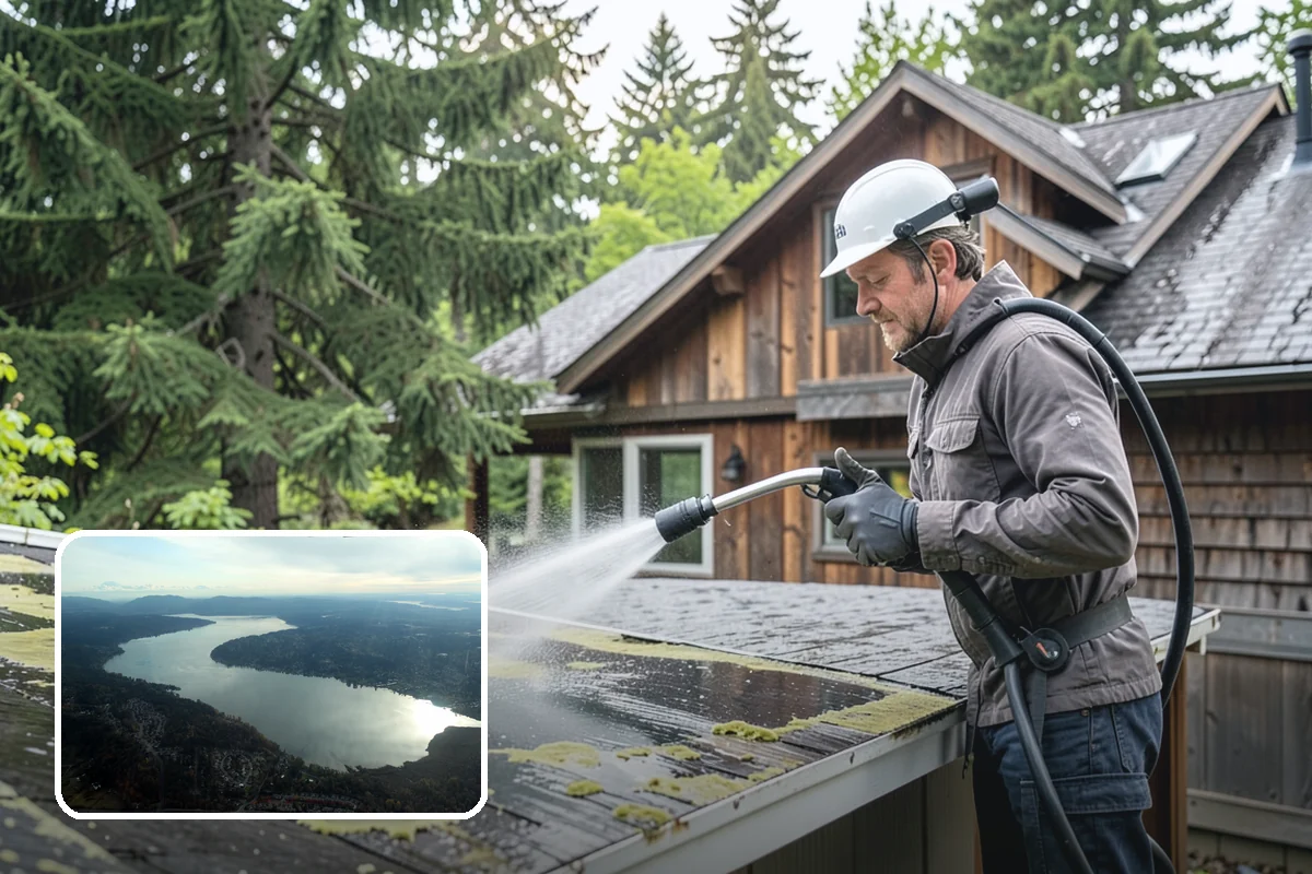 Full Exterior Cleaning Package in Sammamish, King County, WA - Covers the entire exterior in one coordinated project