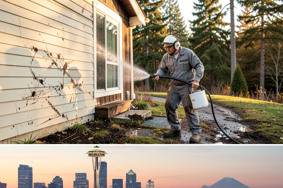 Full Exterior Cleaning Package in Seattle, King County, WA - A summer booking gives the whole property time to dry between stages and hold its clean finish.
