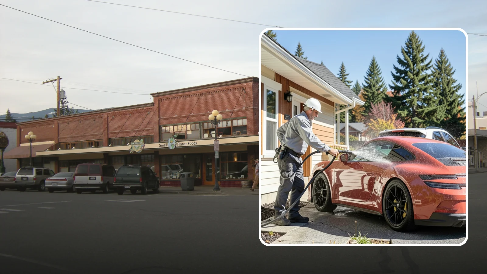 Full Exterior Cleaning Package in Sedro-Woolley, Skagit County, WA - We clean every exterior surface, from roof and siding to driveway and walkways, for a top-to-bottom property reset.